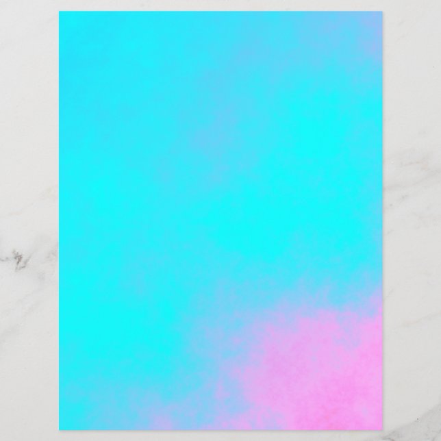 Bright Pink & Blue Scrapbook Paper (Front)