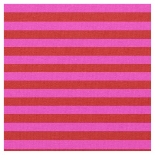 Bright pink, bright red stipe, stripes fabric