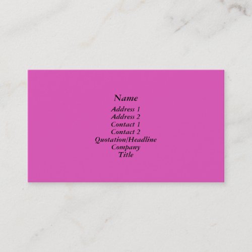 Bright pink business card templates