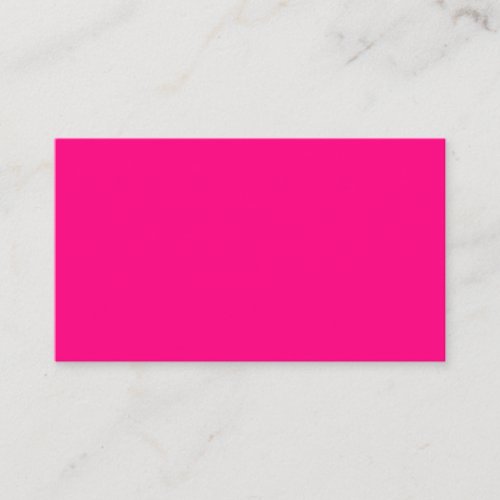 Bright Pink Business Card