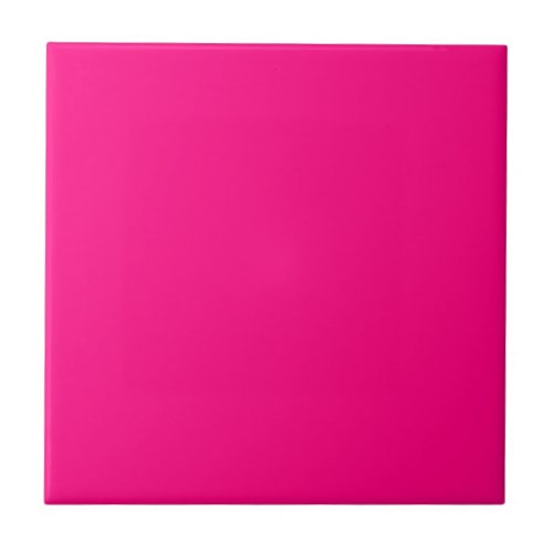 Bright Pink Ceramic Tile