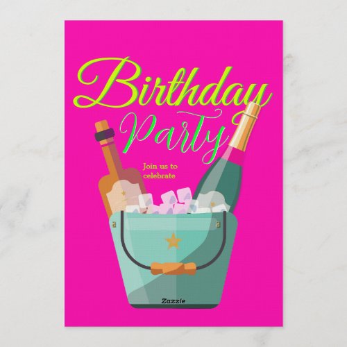 Bright Pink Custom Birthday Party