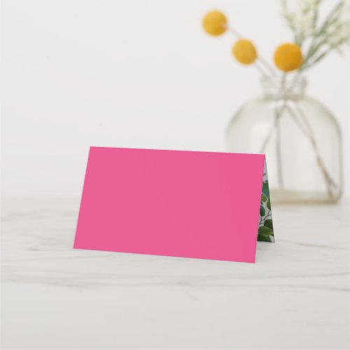 Bright Pink Floral Wedding Place or Escort Card