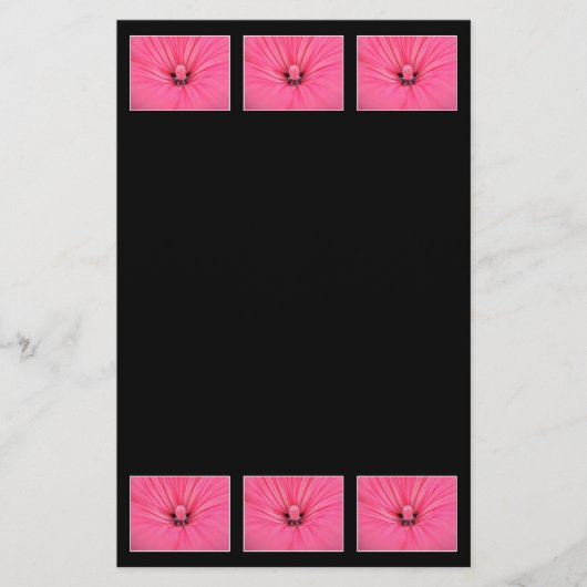 Bright Pink Flower. (Front)