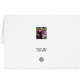 Bright Pink Flower Cards (Back Horizontal)