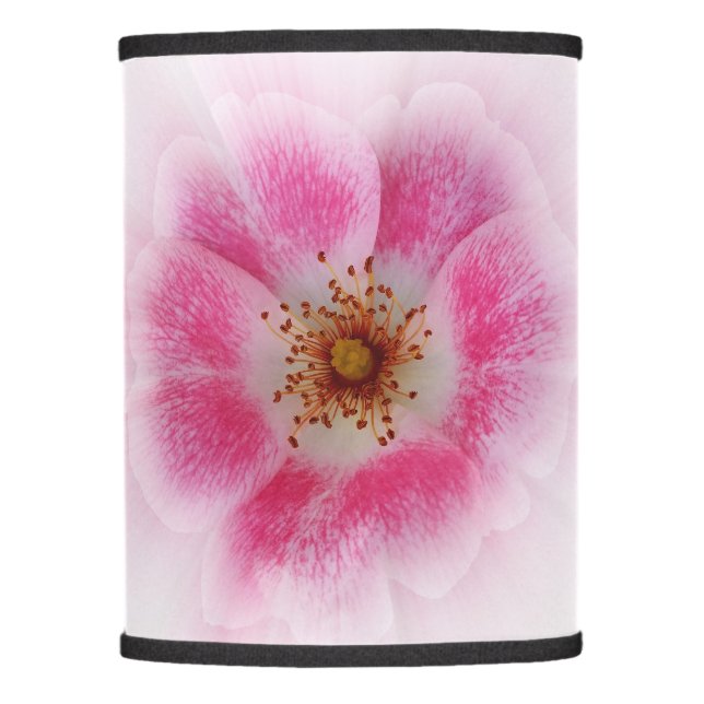 bright pink flower lamp shade (Front)
