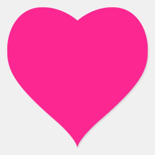 Bright Pink Heart Sticker