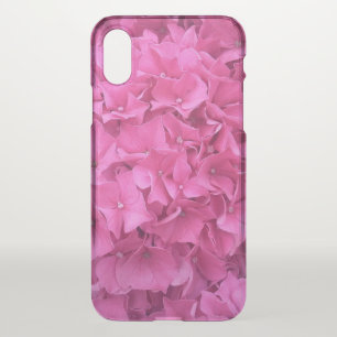 Bright Pink Hydrangea iPhone X Case