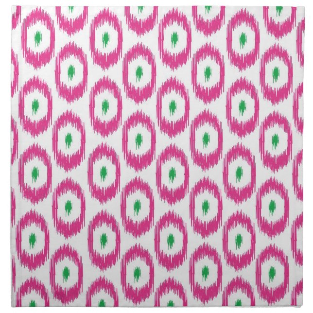Bright Pink iKat Napkins (Front)