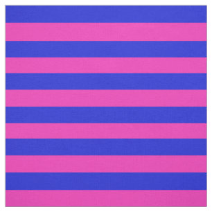 Bright pink, Island green stipe, stripes Fabric