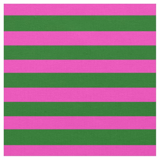 Bright pink, Island green stipe, stripes Fabric