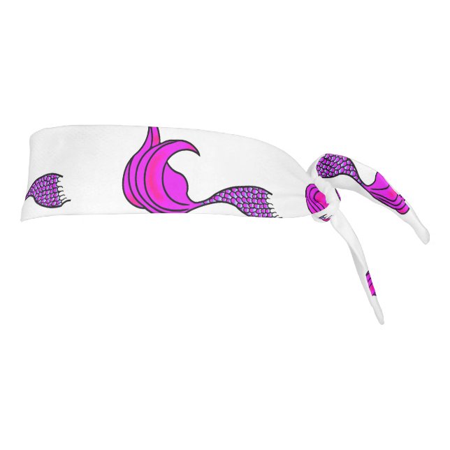 Bright Pink Mermaid Tail headband (Rotate 90)