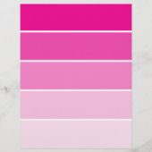 Bright Pink Paint Samples (Front)