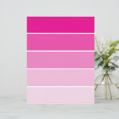 Bright Pink Paint Samples (Standing Front)