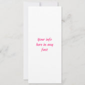 Bright Pink Paint Samples (Back)