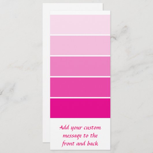 Bright Pink Paint Samples (Front/Back)