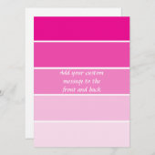 Bright Pink Paint Samples (Front/Back)