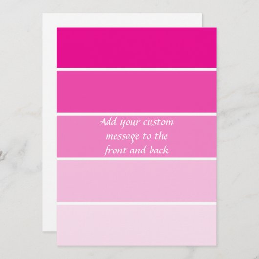 Bright Pink Paint Samples (Front/Back)