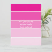 Bright Pink Paint Samples (Standing Front)