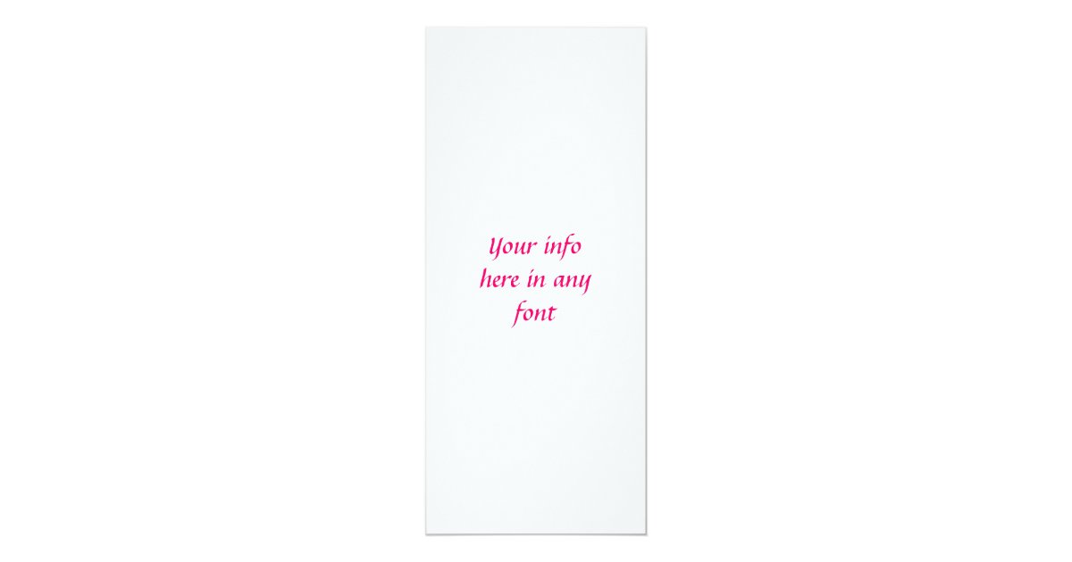 Bright Pink Paint Samples Card | Zazzle