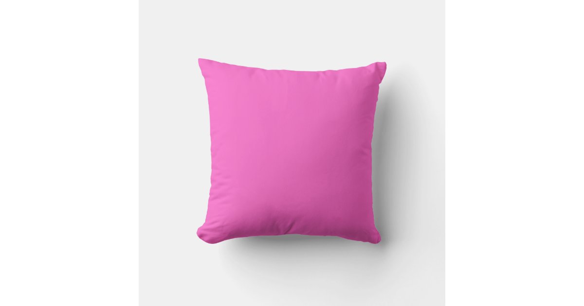 Bright Pink pillow Zazzle