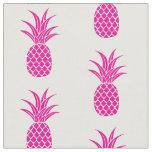 Bright Pink Pineapple Fabric