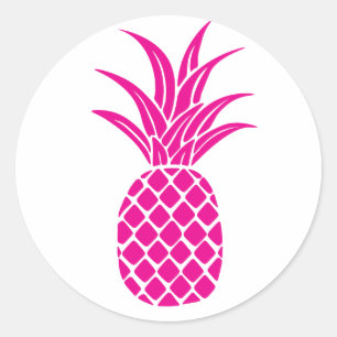 Bright Pink Pineapple Sticker