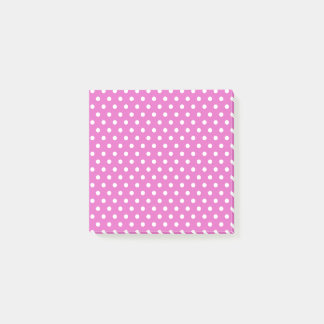 Bright pink Polka Dots Notes