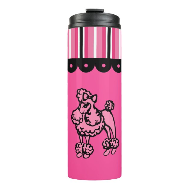 Bright Pink Poodle Mug (Front)