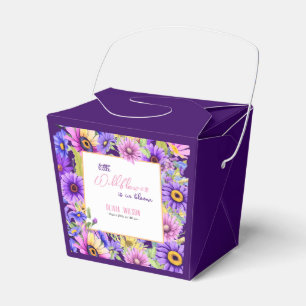 Bright pink purple wildflower is in bloom #3 favor boxes