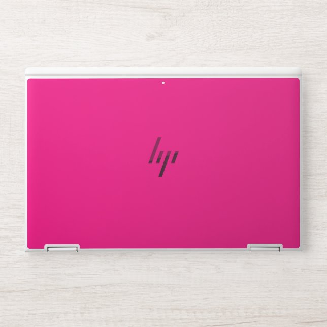 Bright Pink Rose hex code FF007F  HP Laptop Skin (Front)
