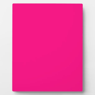 Bright Pink Rose hex code FF007F Plaque