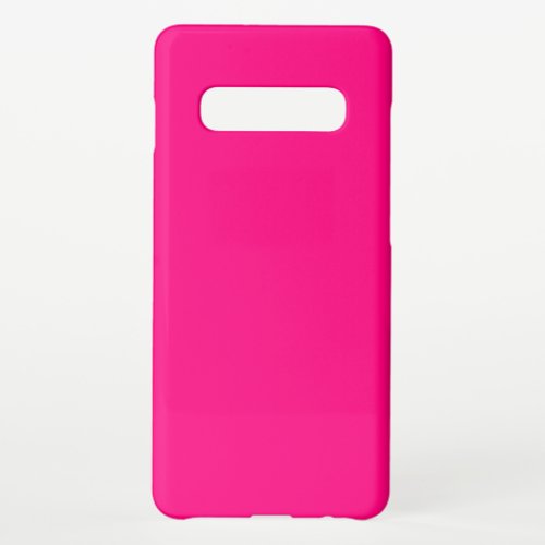 Bright Pink Rose hex code FF007F Samsung Galaxy S10 Case