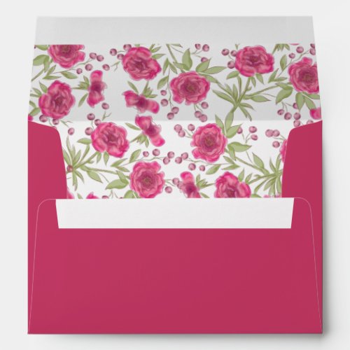 Bright Pink Rose Wedding