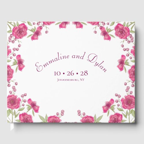 Bright Pink Rose Wedding