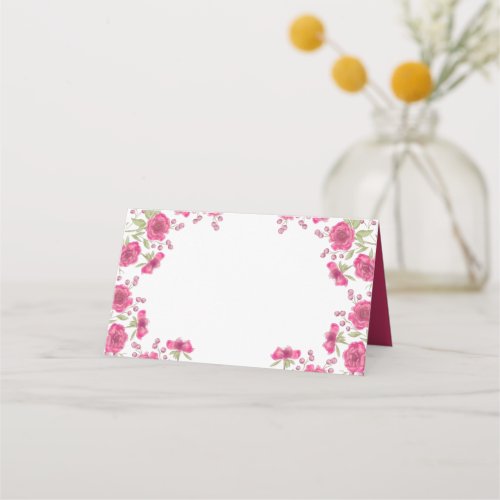 Bright Pink Rose Wedding