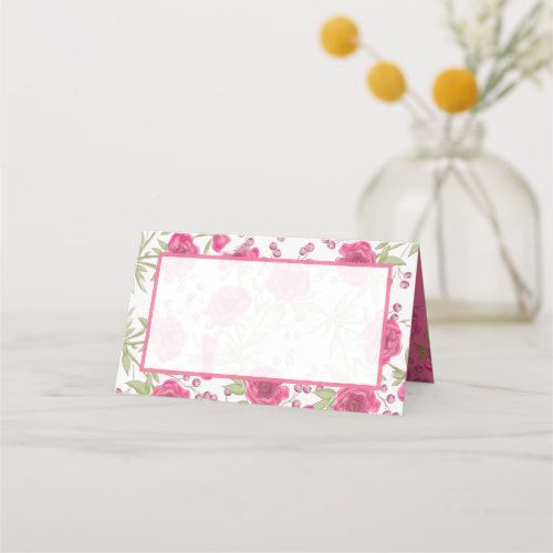 Bright Pink Rose Wedding