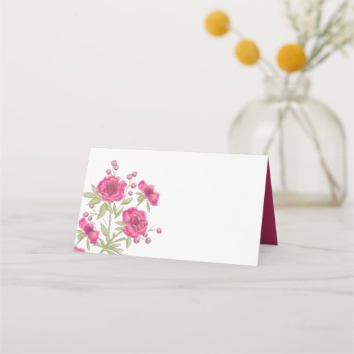 Bright Pink Rose Wedding