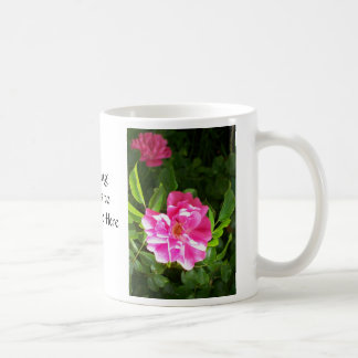 Bright Pink Roses Floral Photograph Coffee Mug