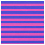 Bright pink, royal blue stipe, stripes fabric