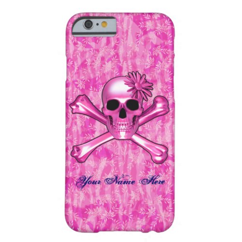 Bright Pink Skull iPhone 6 Case