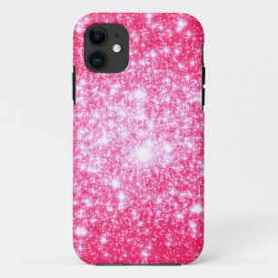 Bright Pink Stars iPhone 11 Case