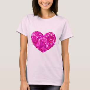 Bright Pink T-Shirt with Heart