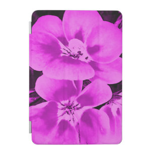 Bright Pink Tropical Flowers iPad Cover Case