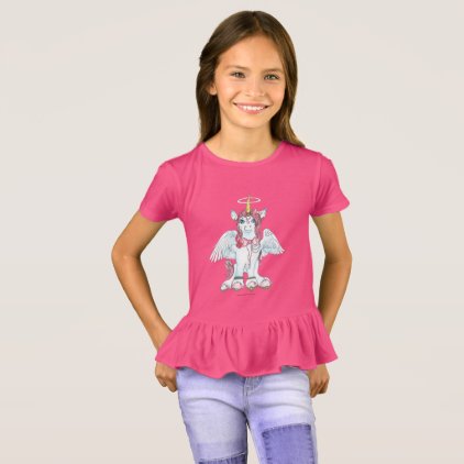 Bright Pink Unicorn Angel Shirt