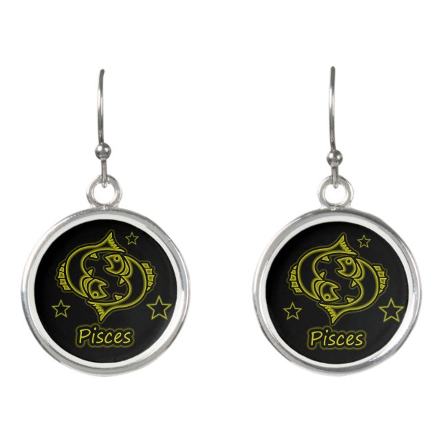 Bright Pisces Earrings (Front)
