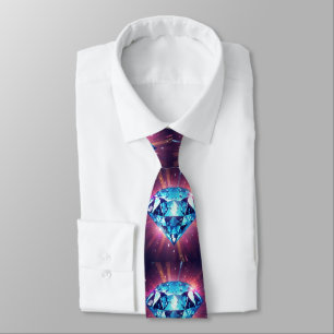 Bright Pixelated Diamond  Neck Tie