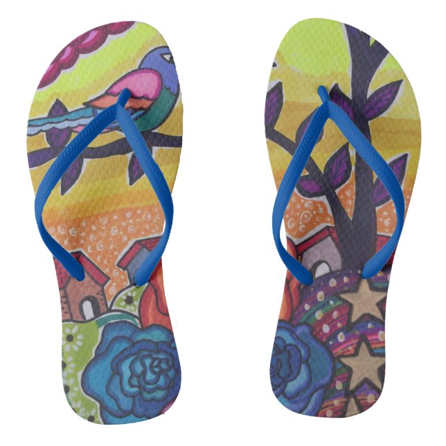 Bright place flip flops (Footbed)