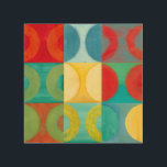 Bright Pop Art with Circles and Squares<br><div class="desc">Fluorescent is not just for lights anymore as proven by this wonderfully bright pop art piece. This print is a mash of square grids with colored circles inside. If you love abstract art you'll love this print!</div>