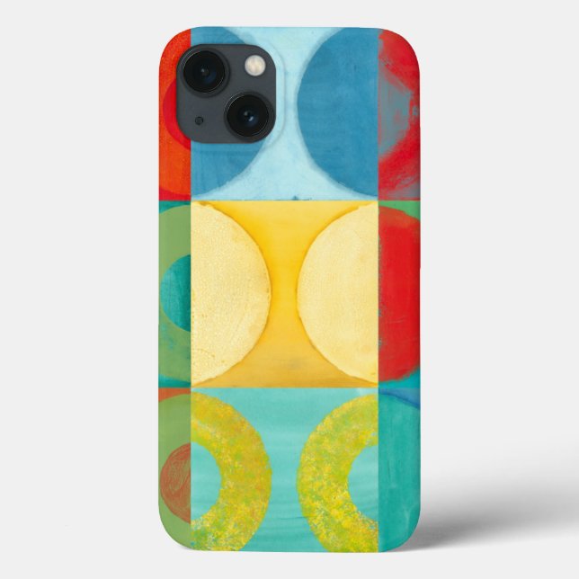 Bright Pop Art with Circles and Squares Case-Mate iPhone Case (Back)